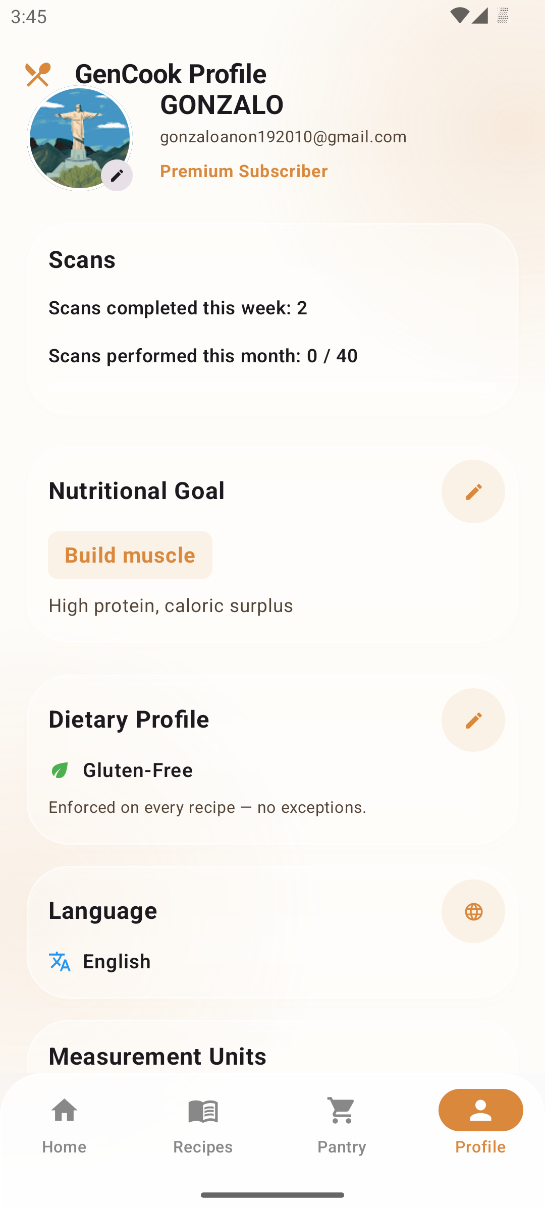 Profile Screen